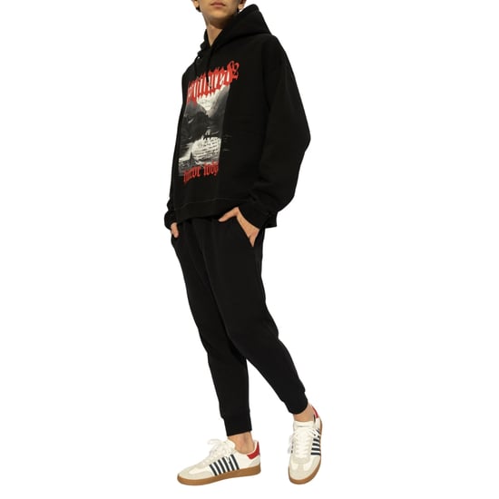Dsquared2 Horror Lodge Design Svart Hoodie - Image 5