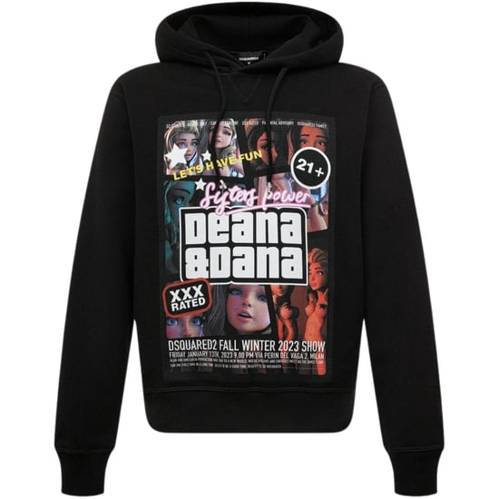 Dsquared2 Sisters Power Deana En Dana Zwarte Hoodie - Image 1