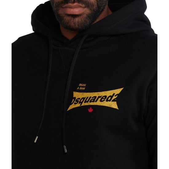 Dsquared2 Cool Fit Logo Black Hoodie - Image 4