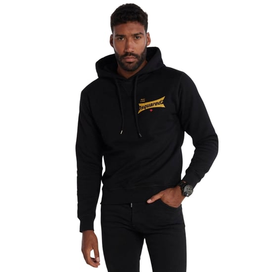 Dsquared2 Cool Fit Logo Black Hoodie - Image 5