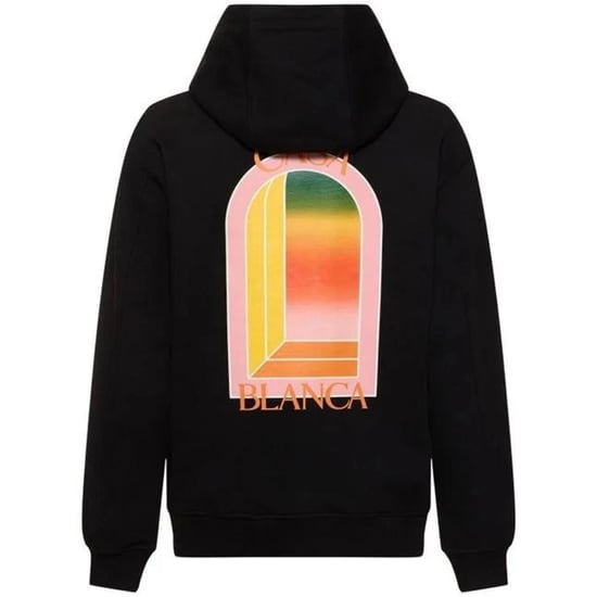 Casablanca Gradient Arch Logo Black Hoodie - Image 2