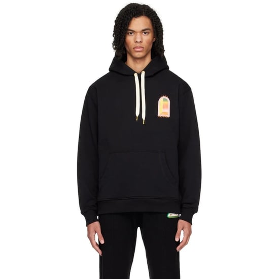 Casablanca Gradient Arch Logo Black Hoodie - Image 3