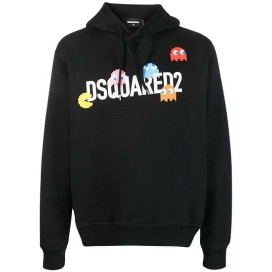 Dsquared2 Pac Man Cool Fit Zwarte Hoodie - Image 1
