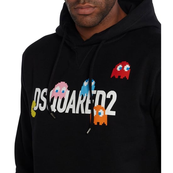 Dsquared2 Pac Man Cool Fit Zwarte Hoodie - Image 4