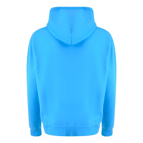 Dsquared2 Contrast Brand Logo Blue Hoodie - Image 2