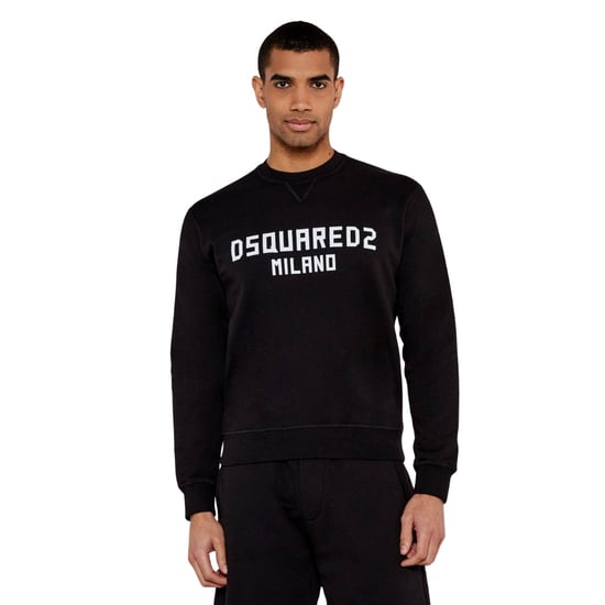 Dsquared2 Cool Fit Milano Crew Neck Black Sweatshirt - Image 3