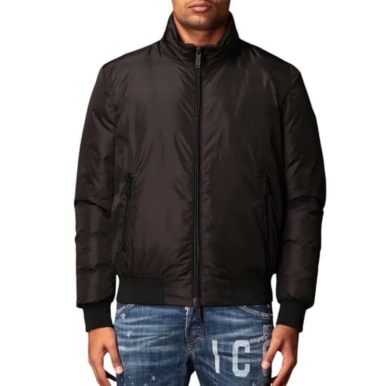 Dsquared2 Icon Gewatteerde Bomberjas In Zwart - Image 3