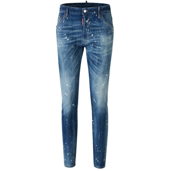 Dsquared2 Skater Jeans Vervaagd Bleek Spateffect Blauwe Jeans - Image 1