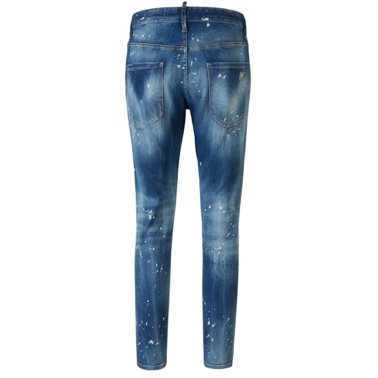 Dsquared2 Skater Jeans Vervaagd Bleek Spateffect Blauwe Jeans - Image 2