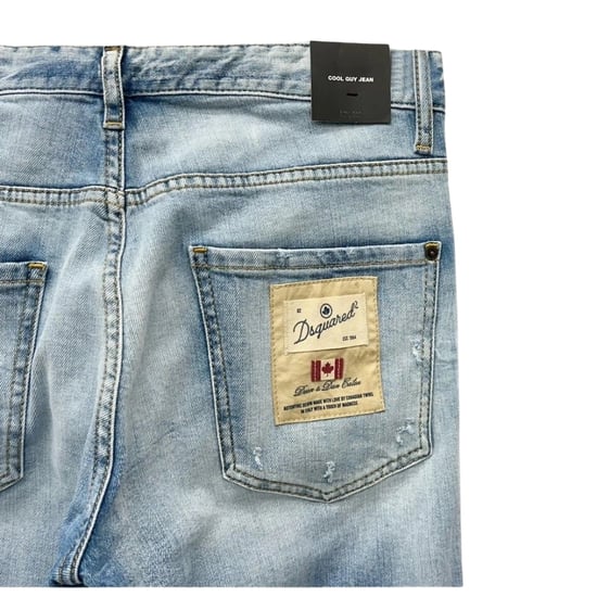 Dsquared2 Cool Guy Jeans Dsetroyed Style Lichtblauwe Jeans - Image 4