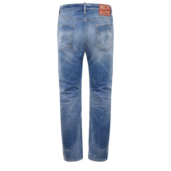 Dsquared2 Clean Baby Blue Wash London Bro Jeans - Image 2