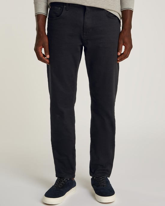 Core Harlem Logo Detail Jeans in Black - Image 1
