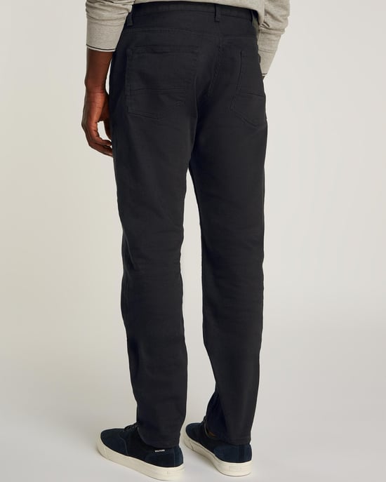 Core Harlem Logo Detail Jeans in Black - Image 3