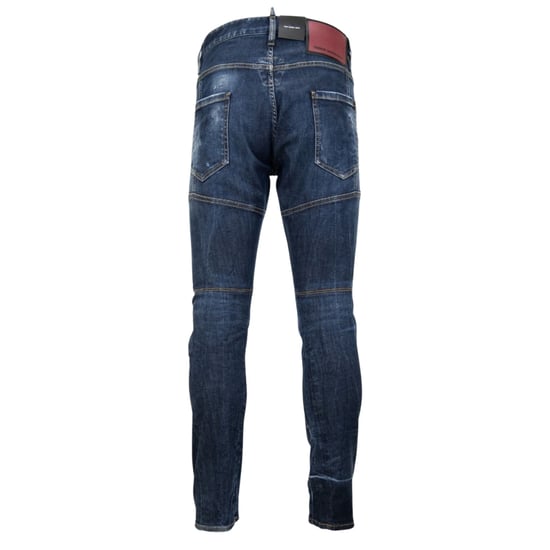 Dsquared2 Tidy Biker Jean Lightly Worn Style Blue Jeans - Image 2