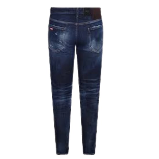 Dsquared2 Slim Jeans Blekta Slitna Blå Jeans - Image 2