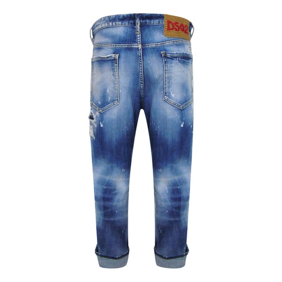 Dsquared2 Big Brother Jean Reinforced Destroyed Denim Blauwe Jeans - Image 2