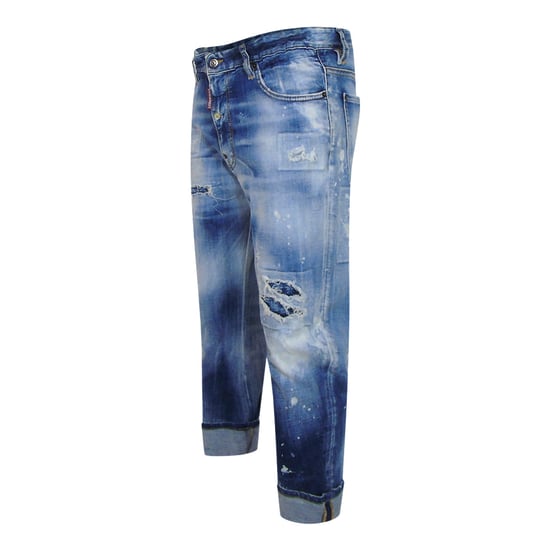Dsquared2 Big Brother Jean Reinforced Destroyed Denim Blauwe Jeans - Image 4