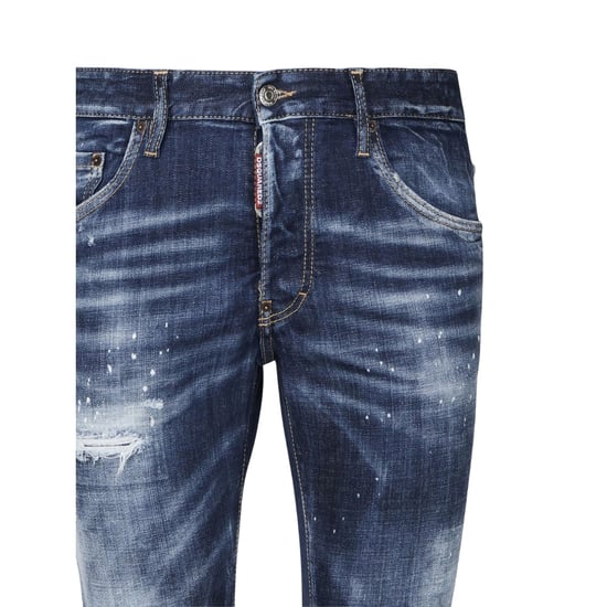 Dsquared2 Skater Jeans In Distressed Denim Jeans - Image 3