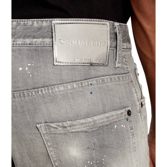 Dsquared2 Cool Guy Paint Splash Grå Slim Fit Jeans - Image 6