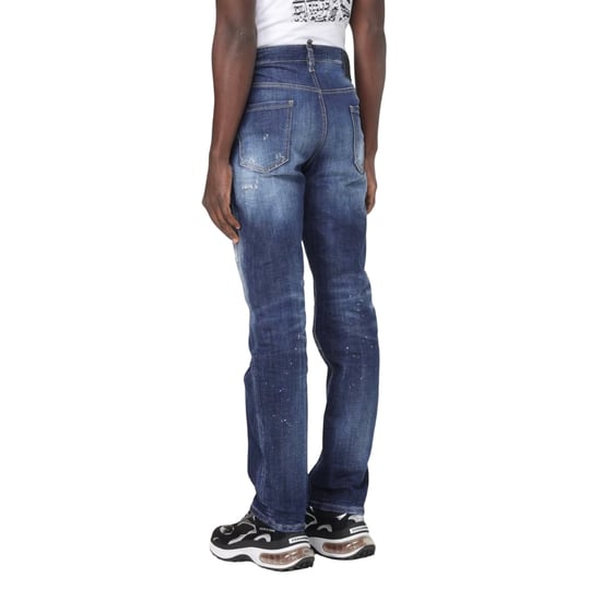 Dsquared2 642 Jean In Distressed Denim Jeans - Image 4