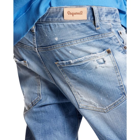 Dsquared2 Skater Jeans Destroyed Look Denim Blauwe Jeans - Image 6