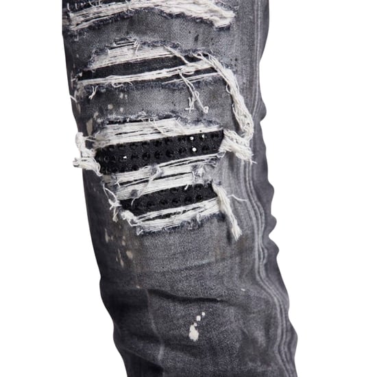 Dsquared2 Super Twinky Jean Black Diamond Destroyed Wash Black Jeans - Image 5