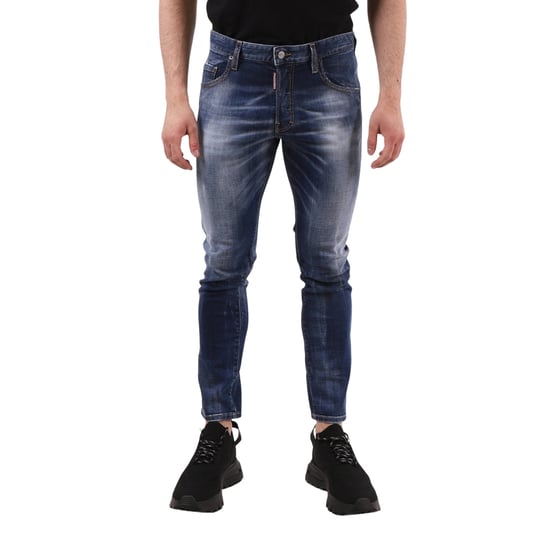 Dsquared2 Skater Jean Faded Dark Blue Jeans - Image 4