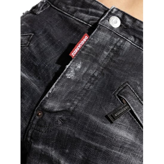 Dsquared2 Black Skater Fit Jeans - Image 5