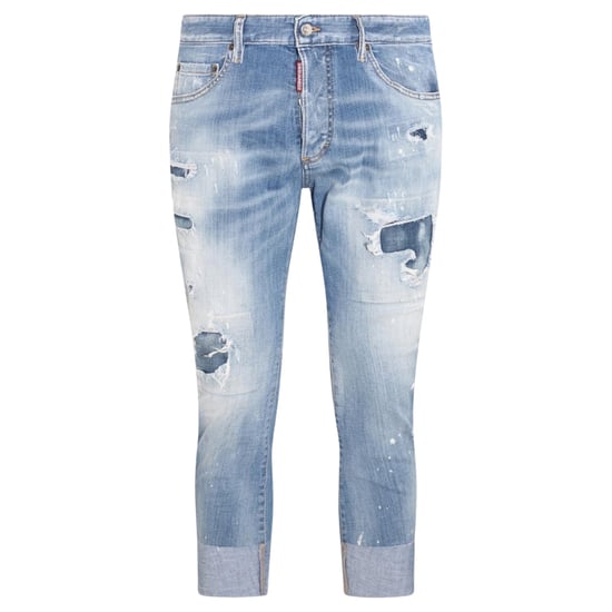 Dsquared2 Sailor Jean Destroyed Reinforced Denim Blauwe Jeans - Image 1