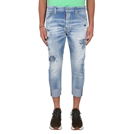 Dsquared2 Sailor Jean Destroyed Reinforced Denim Blauwe Jeans - Image 3