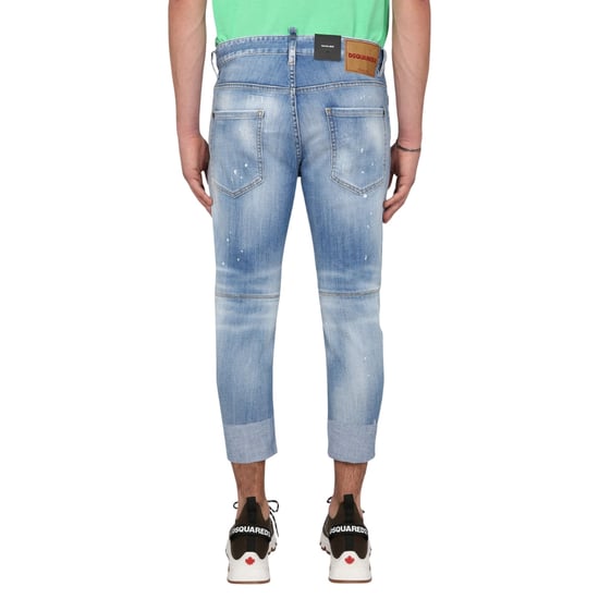 Dsquared2 Sailor Jean Destroyed Reinforced Denim Blauwe Jeans - Image 4