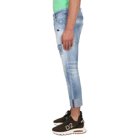 Dsquared2 Sailor Jean Destroyed Reinforced Denim Blauwe Jeans - Image 5