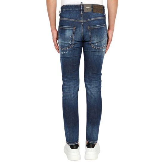 Dsquared2 Skater Jean Destroyed Reinforced Denim Blue Jeans - Image 5