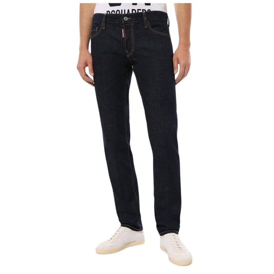 Dsquared2 Slim Jean Dark Rinse Wash Blue Jeans - Image 2