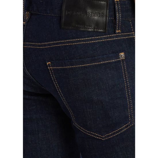 Dsquared2 Slim Jean Dark Rinse Wash Blue Jeans - Image 5