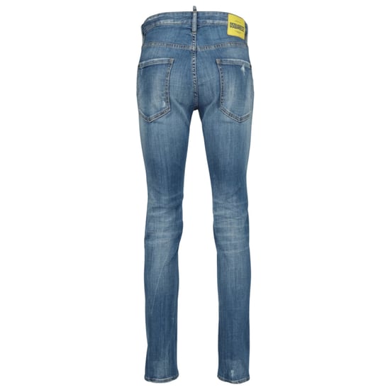 Dsquared2 Cool Guy Jean Förstärkta Blå Jeans Med Slitstark Effekt - Image 2