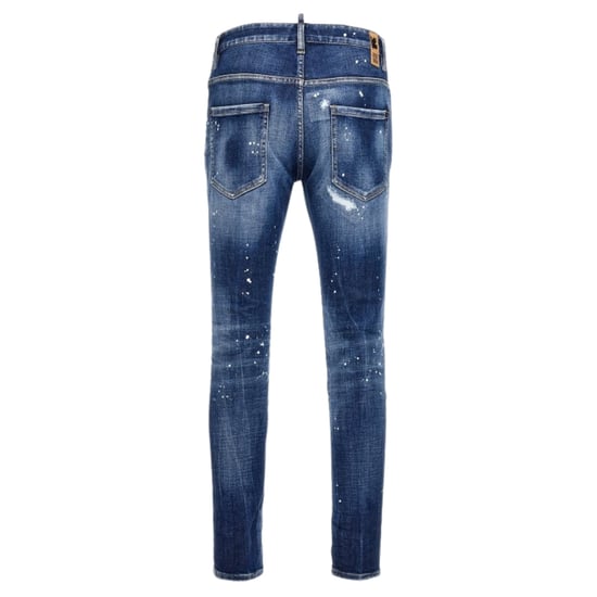 Dsquared2 Super Twinky Jean Reinforced Worn Denim Wash Blue Jeans - Image 2