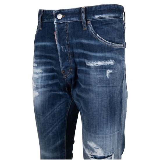 Dsquared2 Cool Guy Jeans Destroyed Worn Denim Blauwe Jeans - Image 4