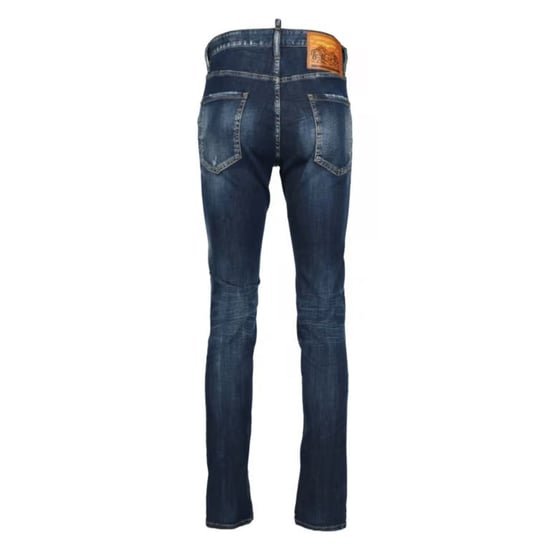 Dsquared2 Marineblauwe Skinny Jeans Voor Coole Gasten - Image 2