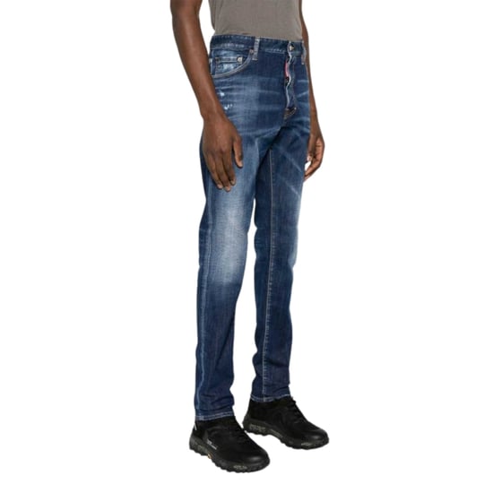 Dsquared2 Marineblauwe Skinny Jeans Voor Coole Gasten - Image 3