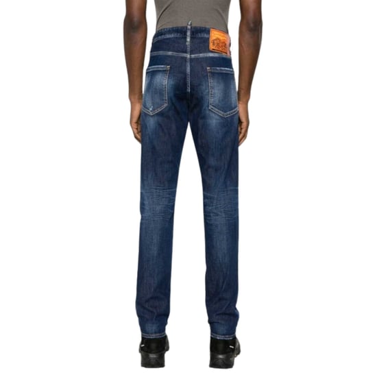 Dsquared2 Marineblauwe Skinny Jeans Voor Coole Gasten - Image 4