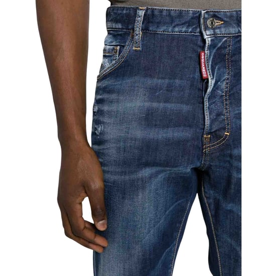 Dsquared2 Marineblauwe Skinny Jeans Voor Coole Gasten - Image 6