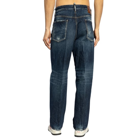 Dsquared2 Be Cool Be Nice Wash Loose Jeans Marineblauw - Image 3