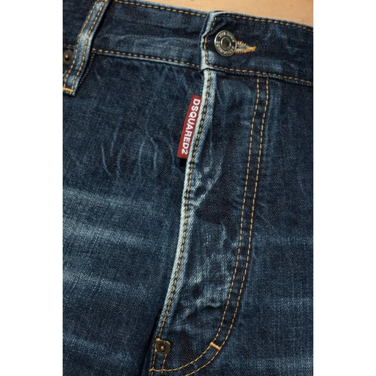Dsquared2 Be Cool Be Nice Wash Loose Jeans Marineblauw - Image 4