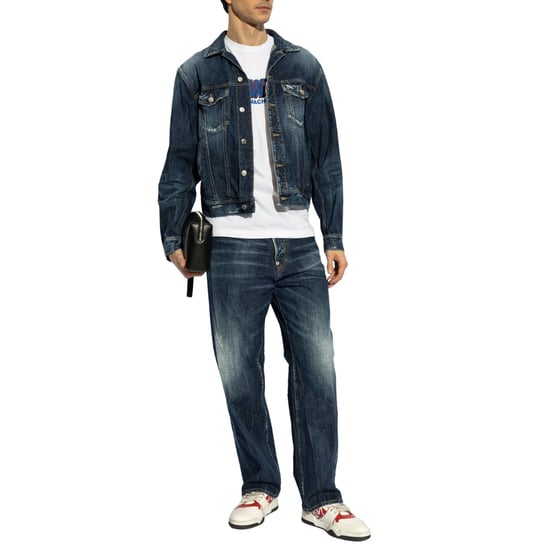 Dsquared2 Be Cool Be Nice Wash Loose Jeans Marineblauw - Image 6