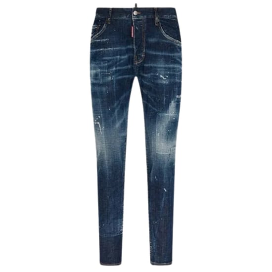 Dsquared2 Skater Jeans Destroyed Reinforced Patch Blauwe Jeans - Image 1