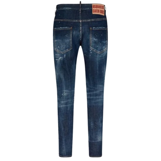 Dsquared2 Skater Jeans Destroyed Reinforced Patch Blauwe Jeans - Image 2
