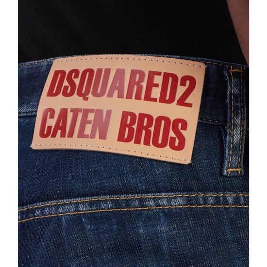 Dsquared2 Skater Jeans Destroyed Reinforced Patch Blauwe Jeans - Image 6