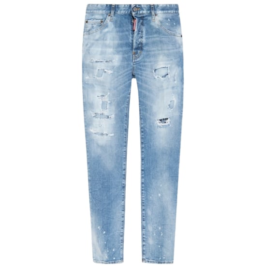 Dsquared2 Cool Guy Jean Destroyed Wash Light Blue Jeans - Image 1