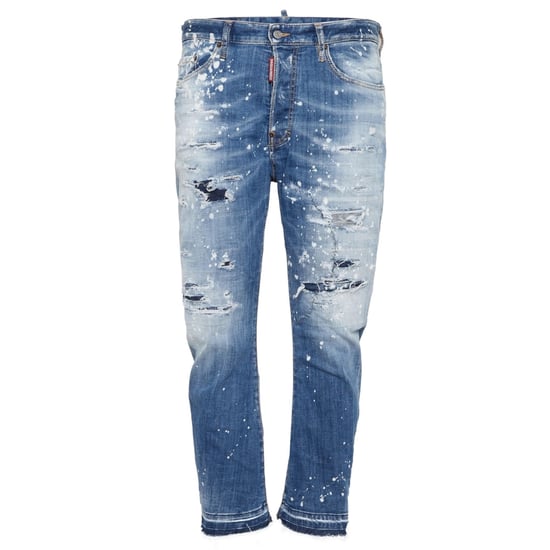 Dsquared2 Medium Sea Salt Wash Bro Jeans Navy Blue - Image 1